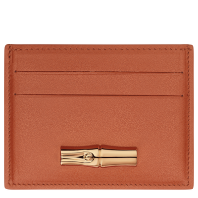 Le Roseau Card holder , Bark - Leather